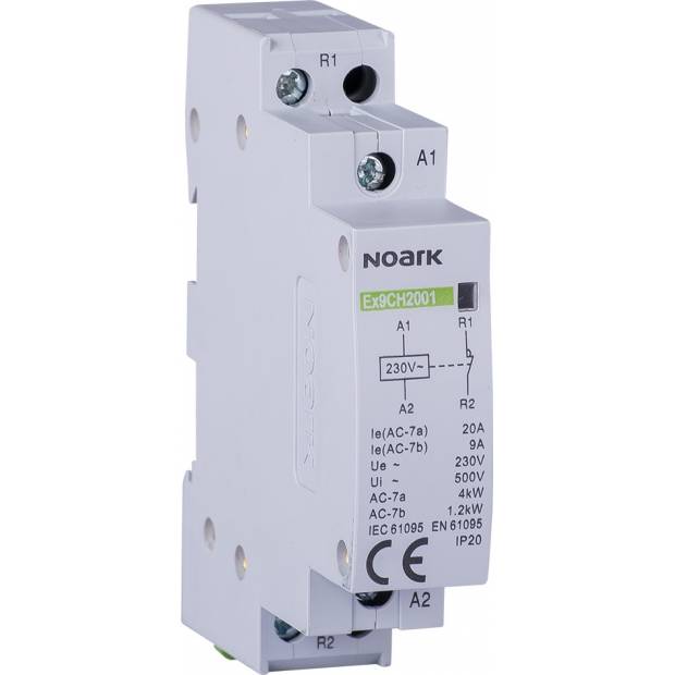 Instalační stykač Ex9CH20 11 220/230V 50/60Hz Noark