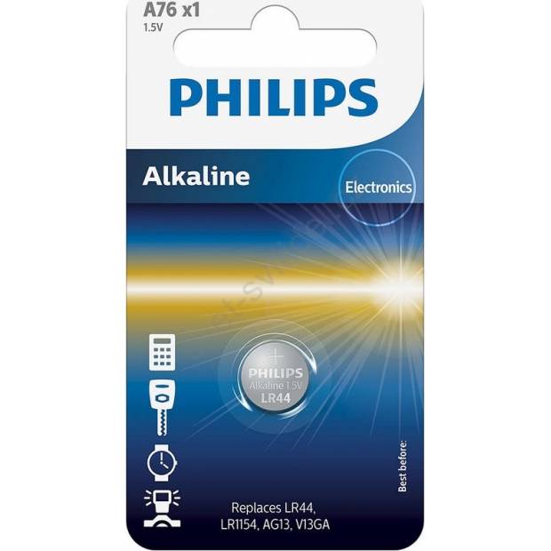 Baterie Alkaline A76/01B (LR44)