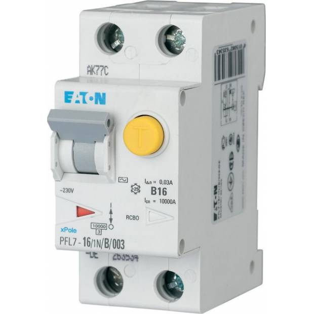 Eaton 263535 Kombinační chránič s jističem  PFL7-16/1N/B/003-A-DE